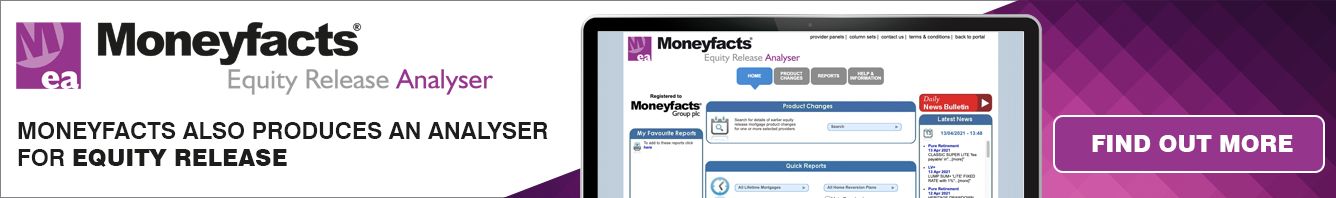 Moneyfacts Equity Release Analyser Banner Advert