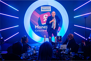 Tim Vine at the Moneyfactscompare.co.uk Awards