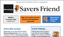 Screen Image of Moneyfacts Savers Friend Newsletter