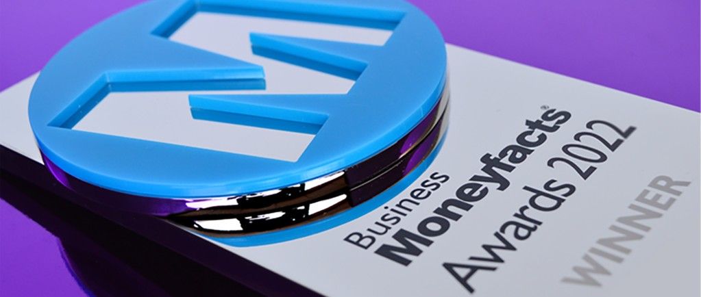 Banner Image of the Business Moneyfacts Awards Winner's Trophy