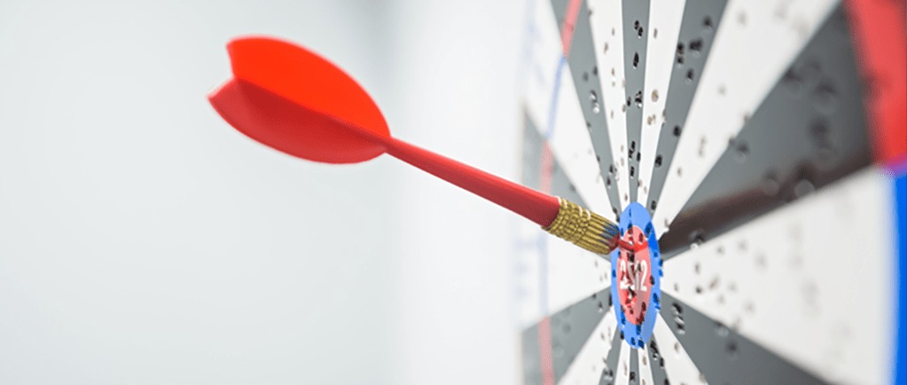 Banner Image of a Dart on the Centre of a Dartboard