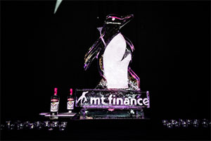 MT Finance Ice Sculpture