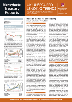 Moneyfacts Unsecured Lending Treasury Report Cover