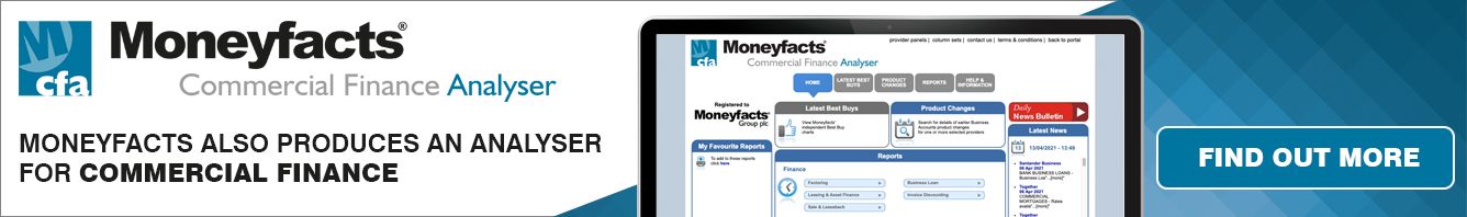 Moneyfacts Commercial Finance Analyser Banner Advert