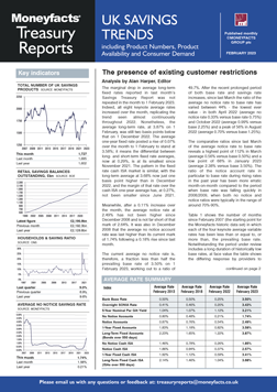 Moneyfacts Treasury Reports