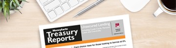 Image of a Moneyfacts Unsecured Lending Treasury Report
