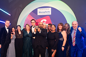 Winners at the Moneyfactscompare.co.uk Awards