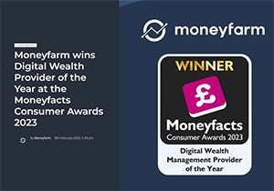Example of a Moneyfacts Consumer Awards Logo in Use