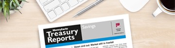 Image of a Moneyfacts Savings Treasury Report