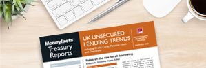Image of a Moneyfacts Unsecured Lending Treasury Report