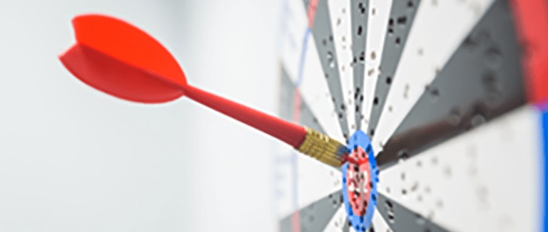 Banner Image of a Dart on the Centre of a Dartboard