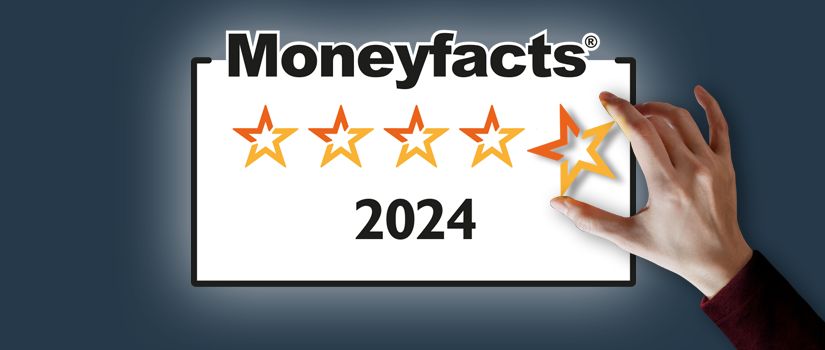 Banner image of Moneyfacts Star Ratings logo 2024