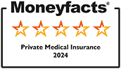 Brand Logo Moneyfacts Private Medical Insurance Star Ratings 2024