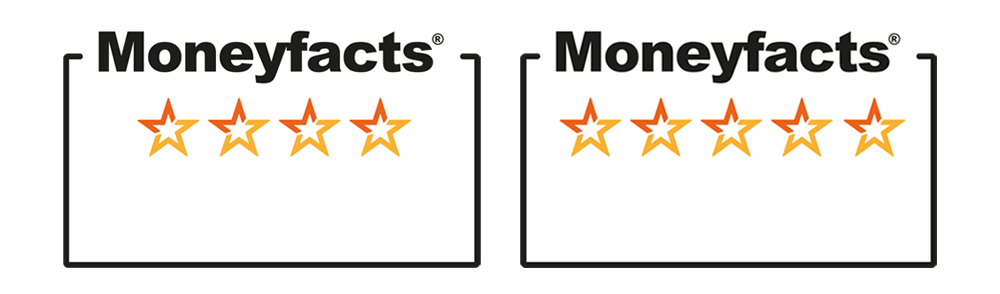 Brand Logos Moneyfacts 4 & 5-Star Ratings 